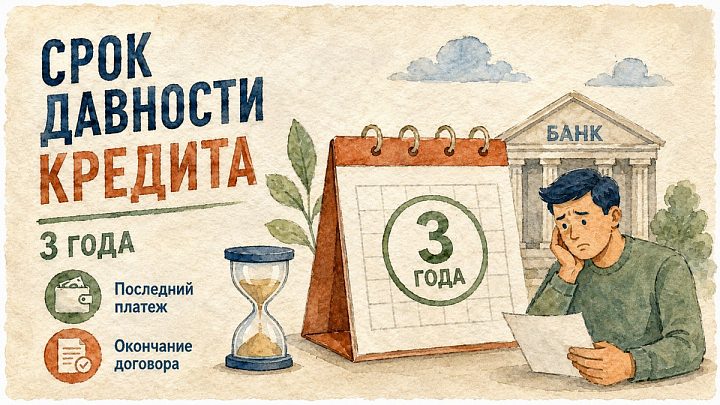 Списание долгов по сроку давности, спишется ли кредит через 3 года