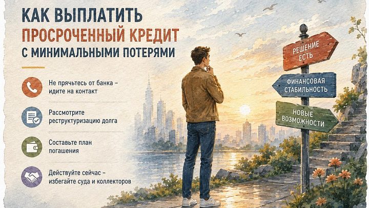Как закрыть просрочку по кредиту с минимальными потерями